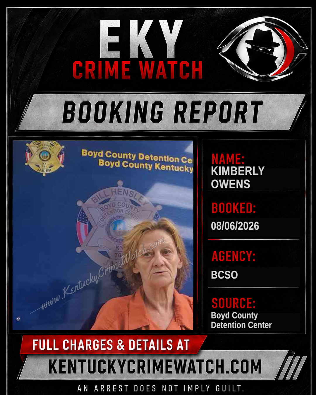 KIMBERLY OWENS booking image