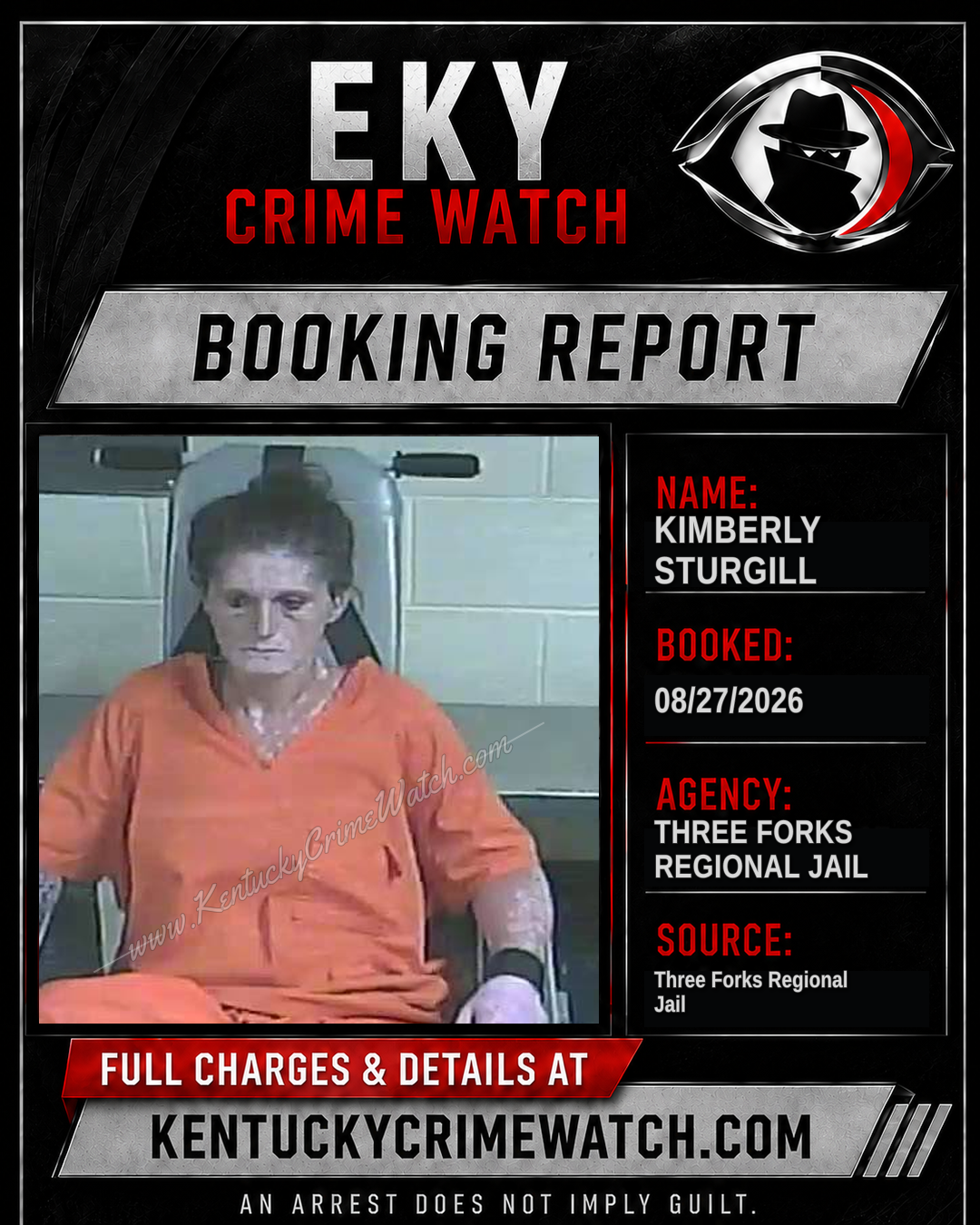 Kimberly Sturgill booking image