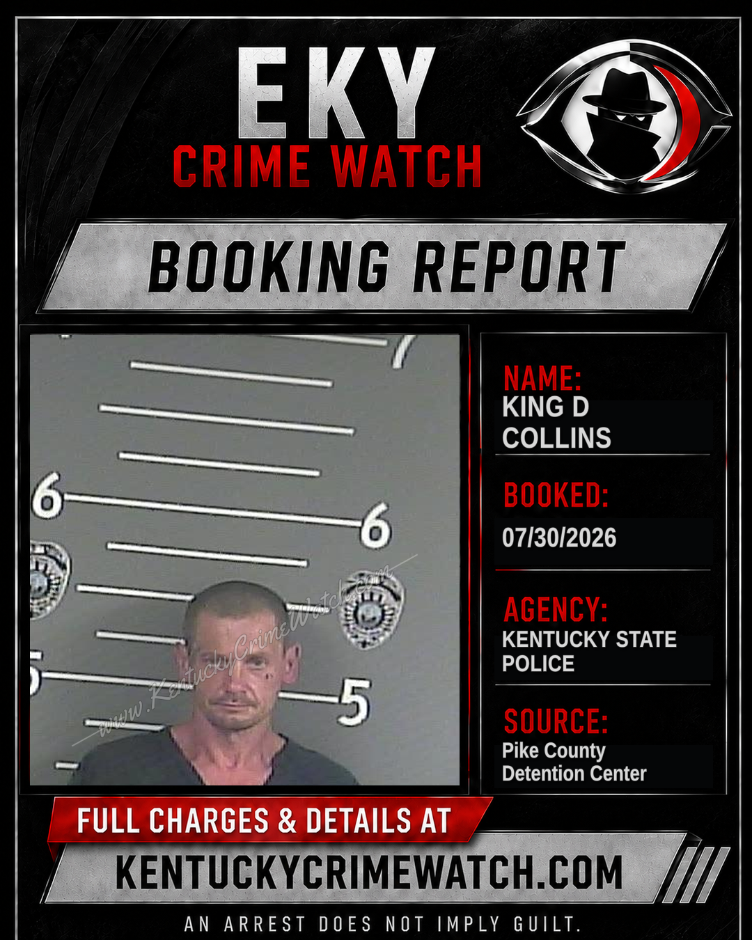 KING D COLLINS booking image