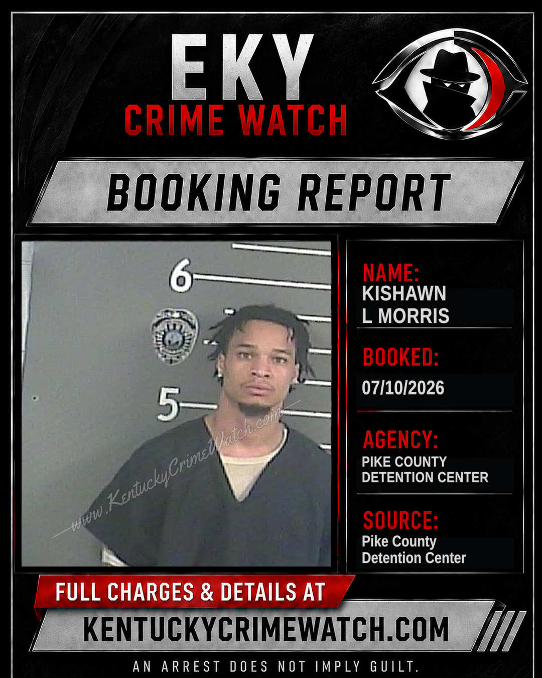 KISHAWN L MORRIS booking image