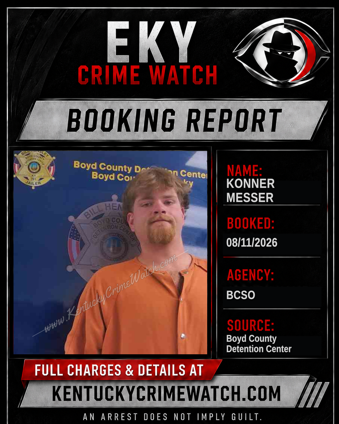 KONNER MESSER booking image