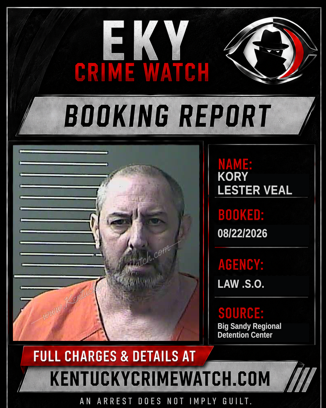 KORY LESTER VEAL booking image