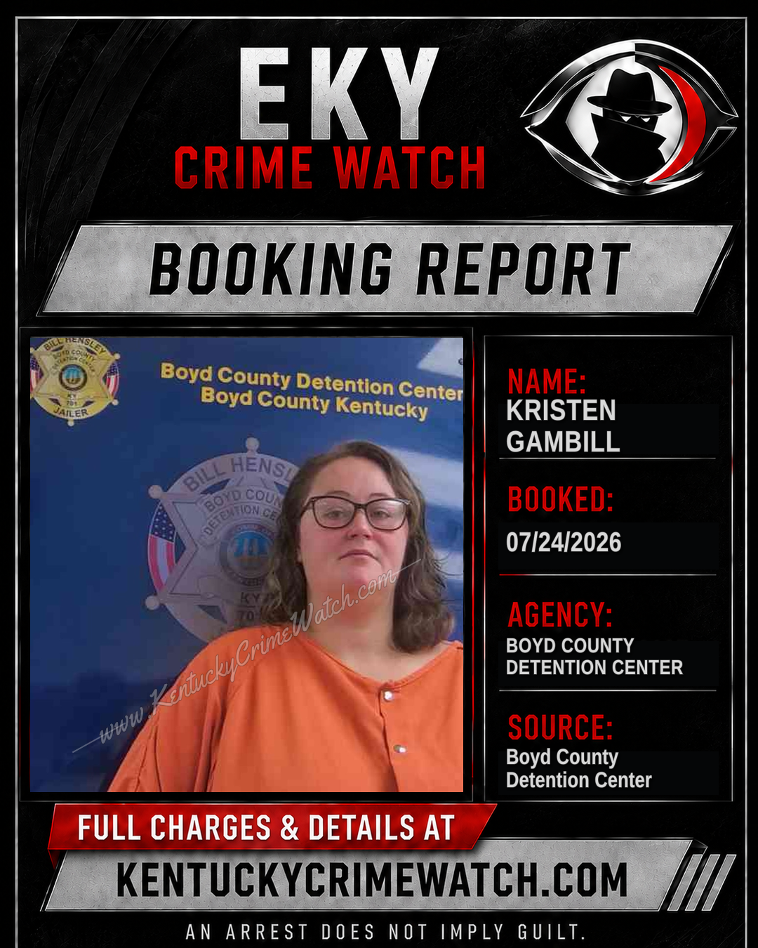 KRISTEN GAMBILL booking image