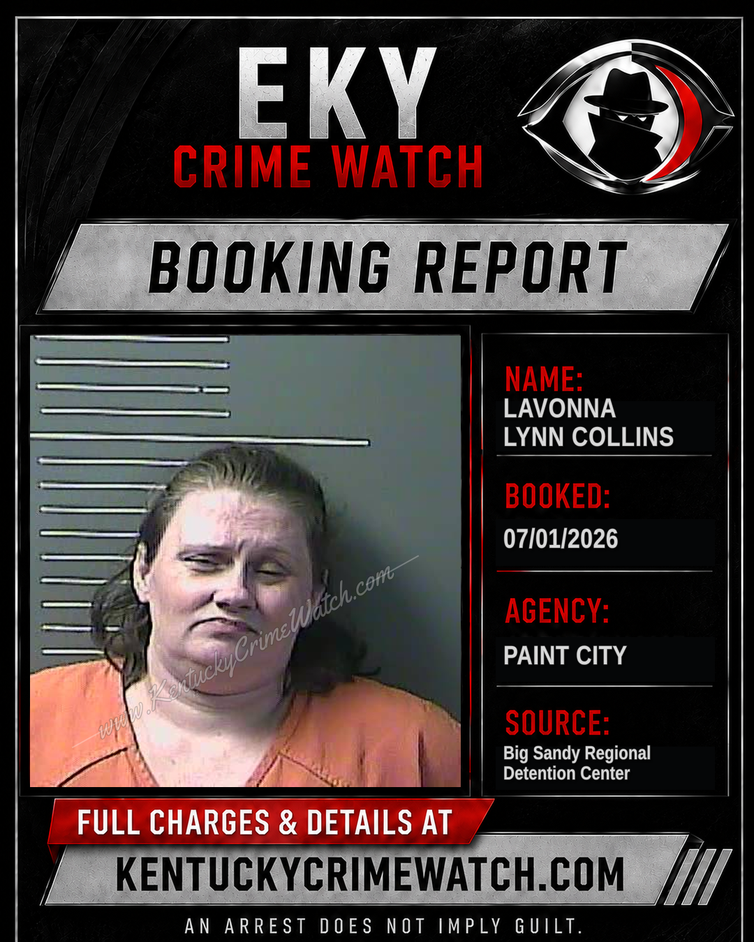 LAVONNA LYNN COLLINS booking image