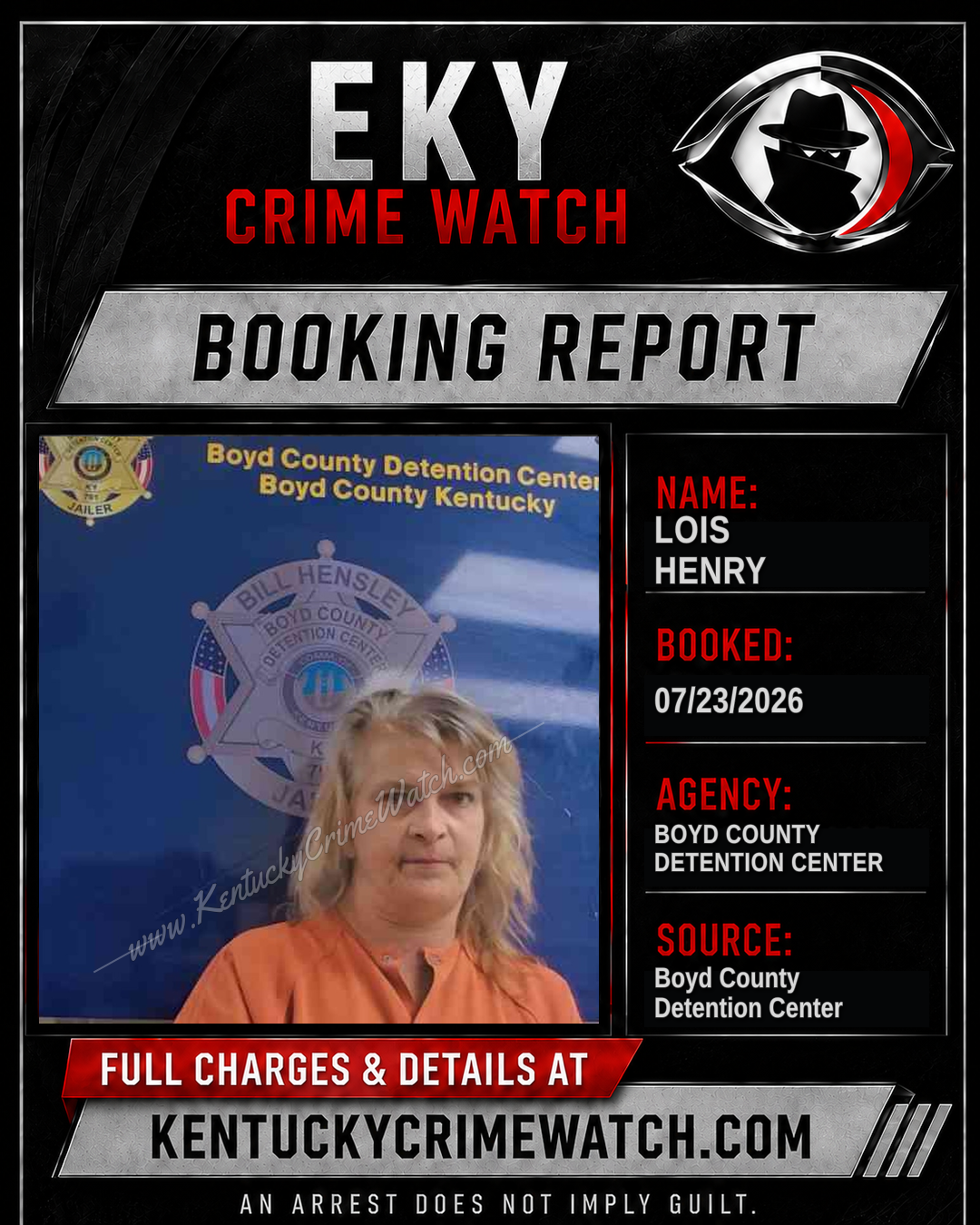 LOIS HENRY booking image