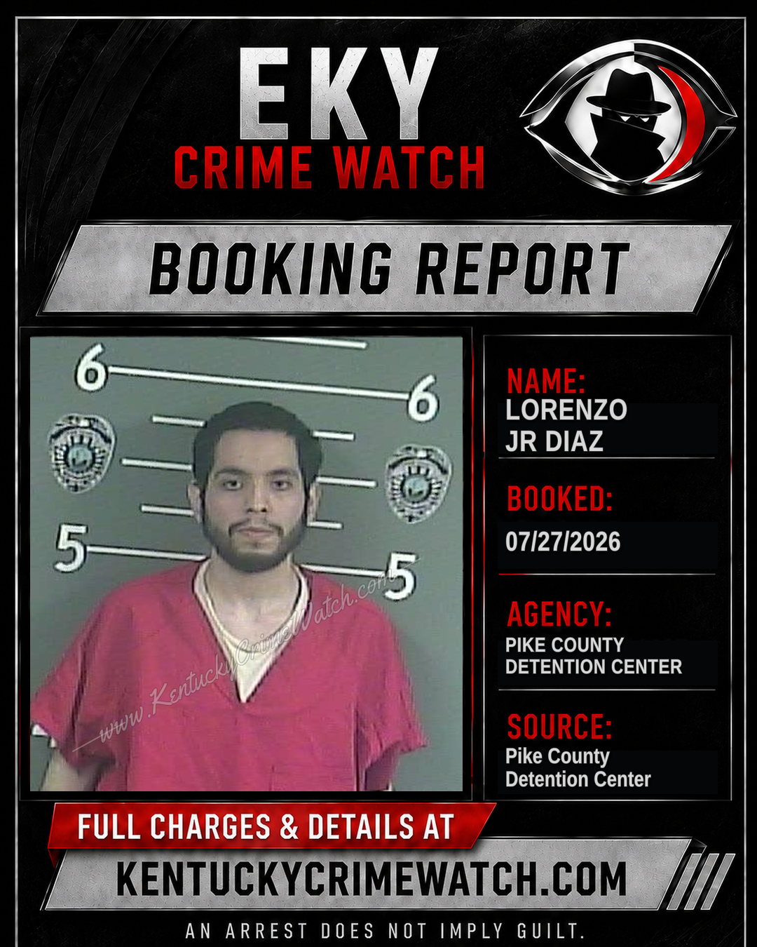 LORENZO JR DIAZ booking image