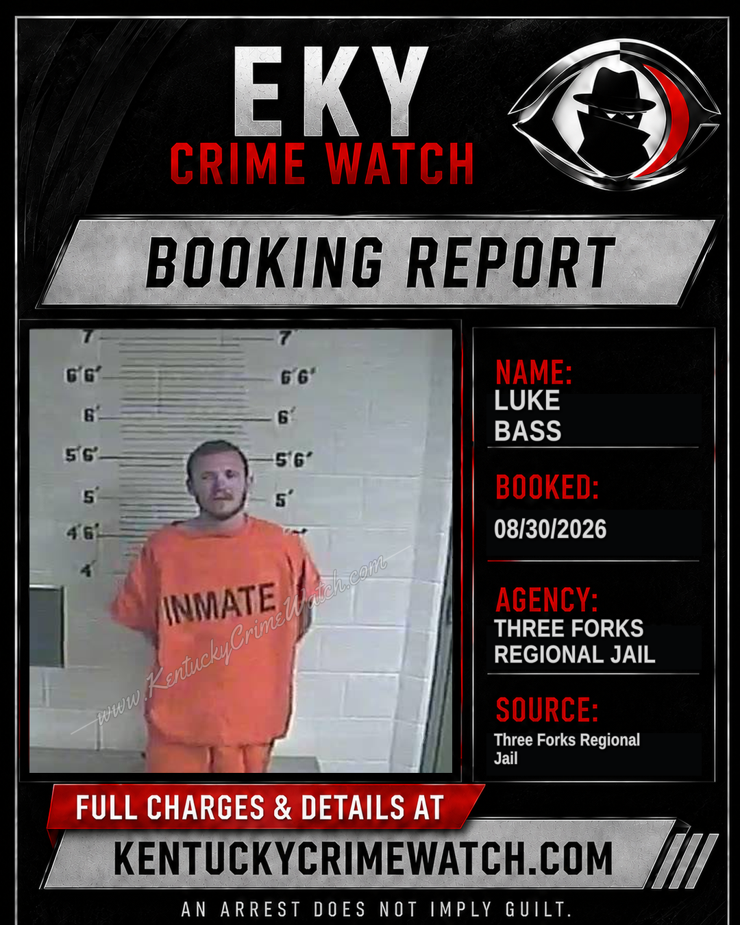 Luke Bass booking image