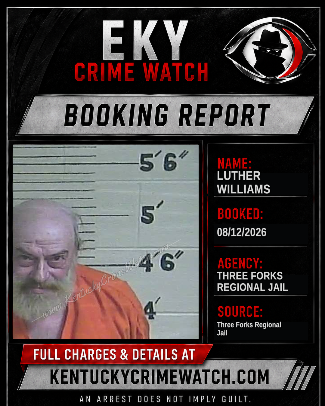 Luther Williams booking image