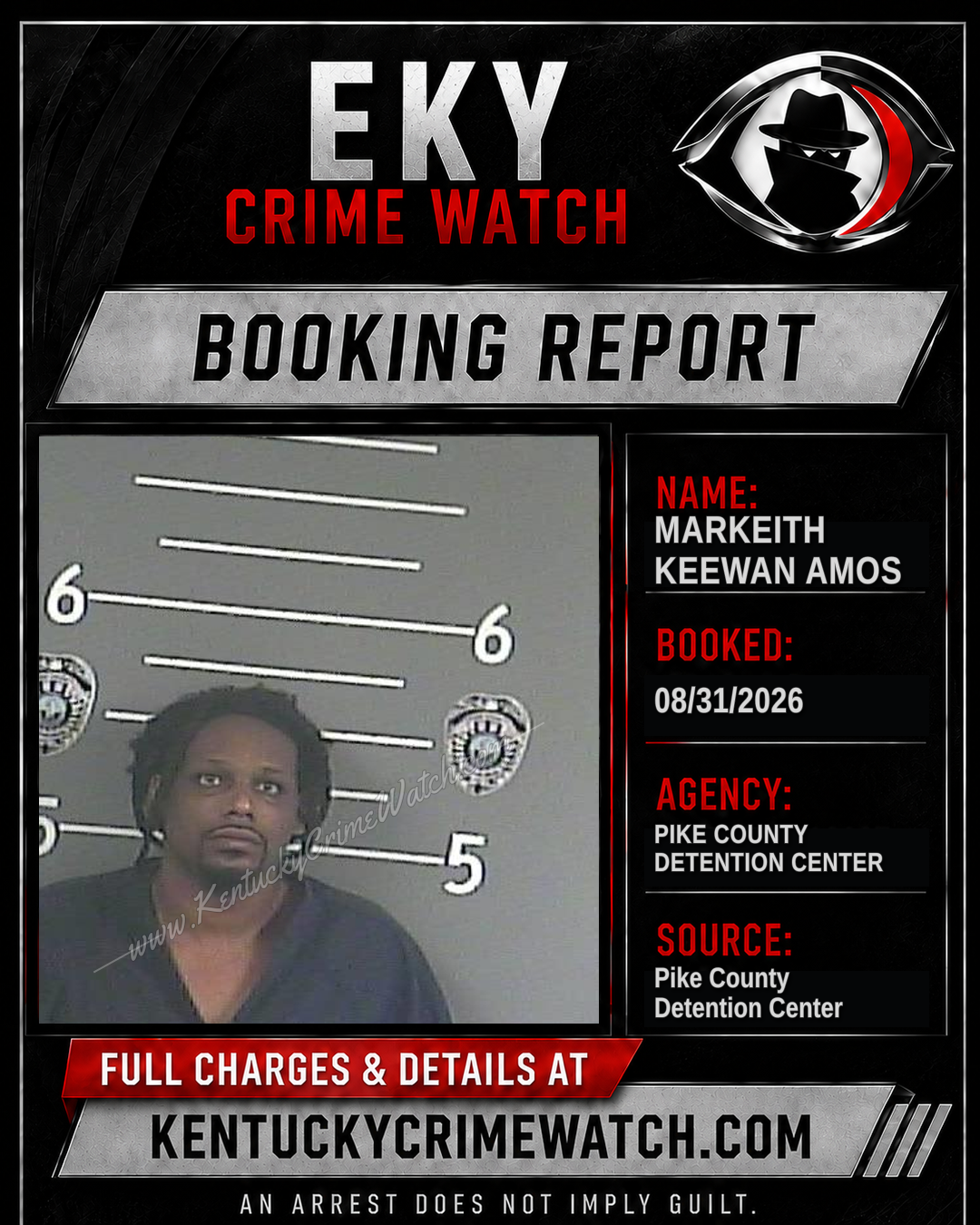 MARKEITH KEEWAN AMOS booking image