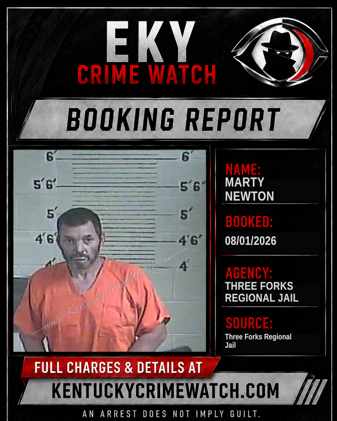 Marty Newton booking image