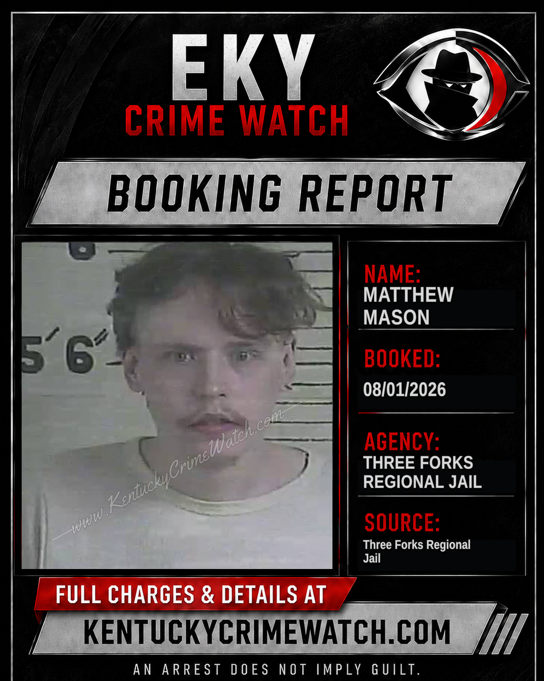 Matthew Mason booking image