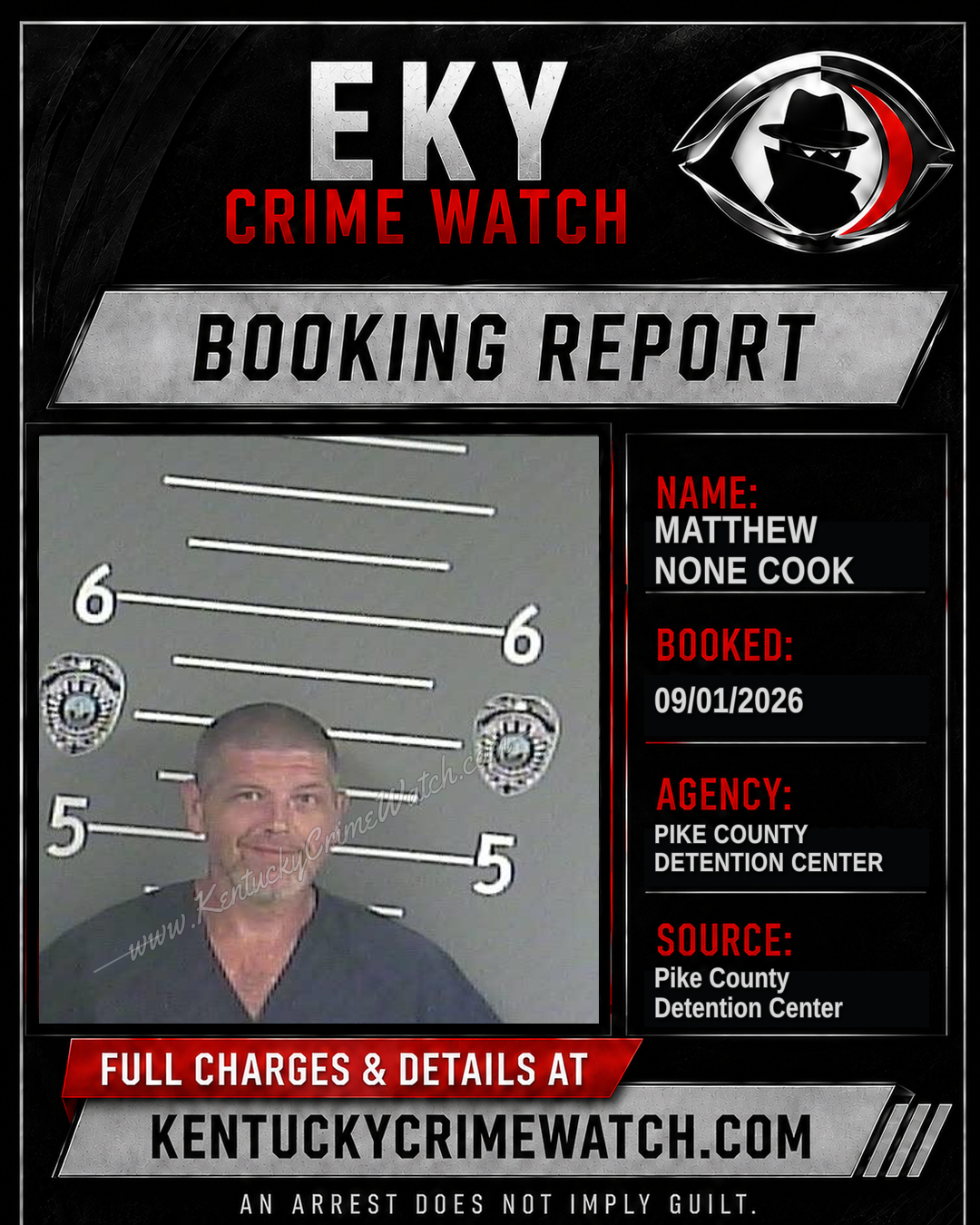 MATTHEW NONE COOK booking image