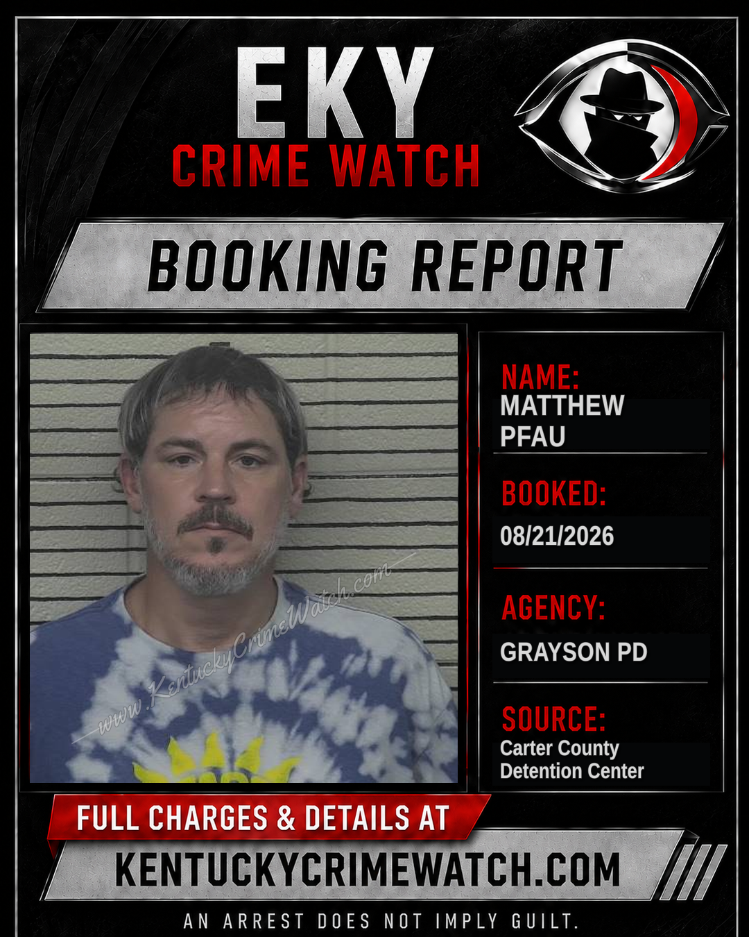MATTHEW PFAU booking image