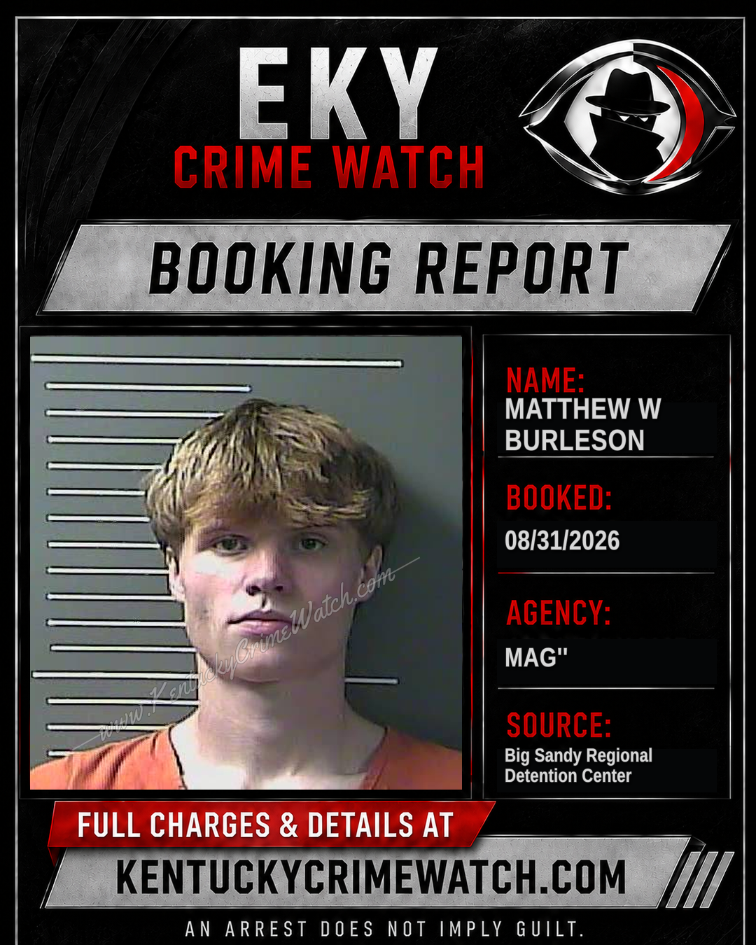 MATTHEW W BURLESON booking image