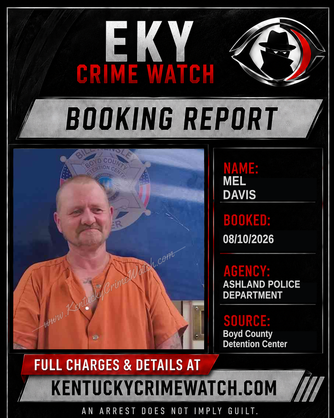 MEL DAVIS booking image