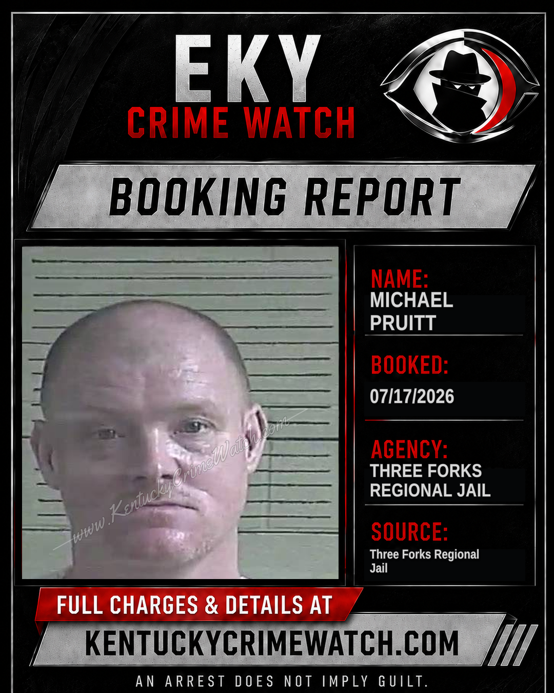 Michael Pruitt booking image