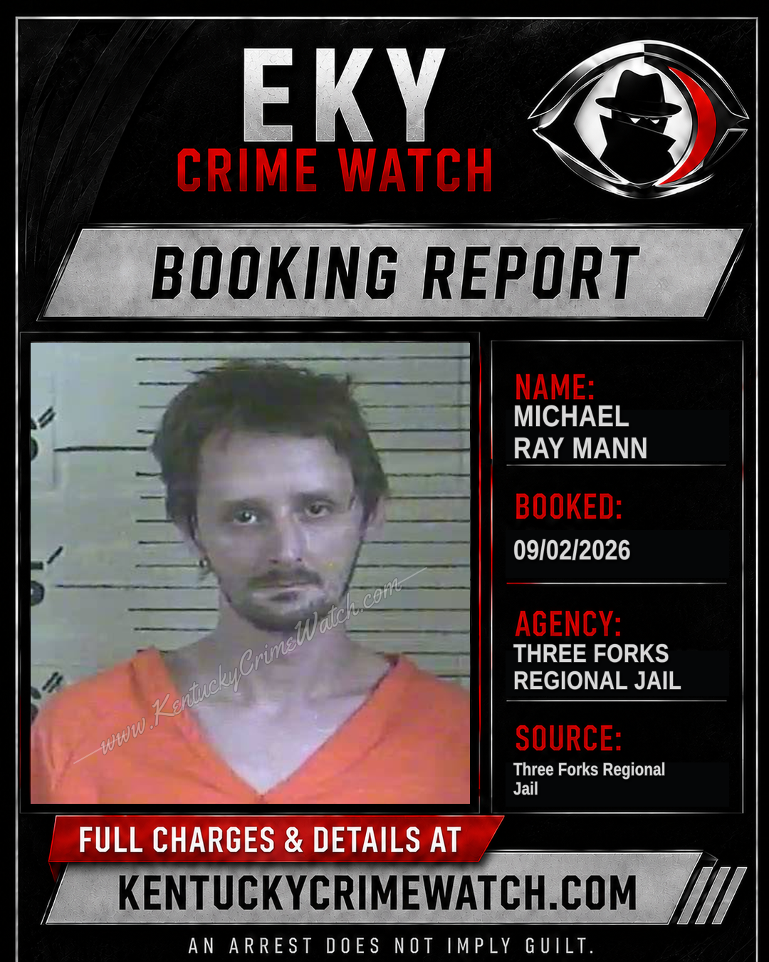 Michael RAY Mann booking image