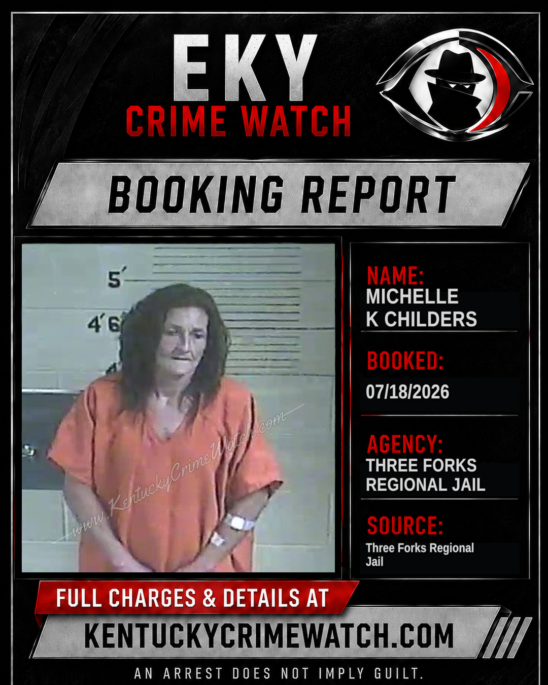 Michelle K Childers booking image