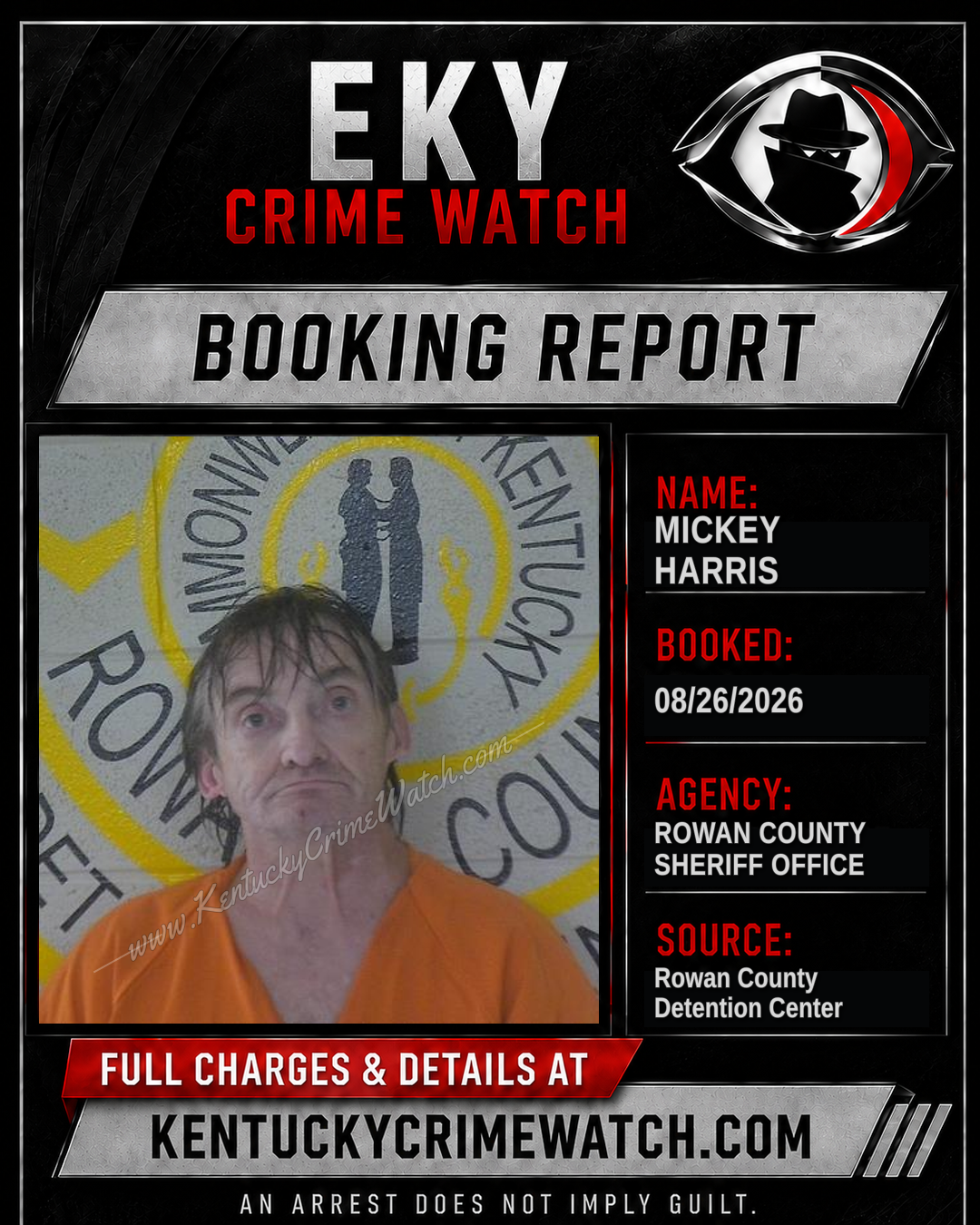 MICKEY HARRIS booking image