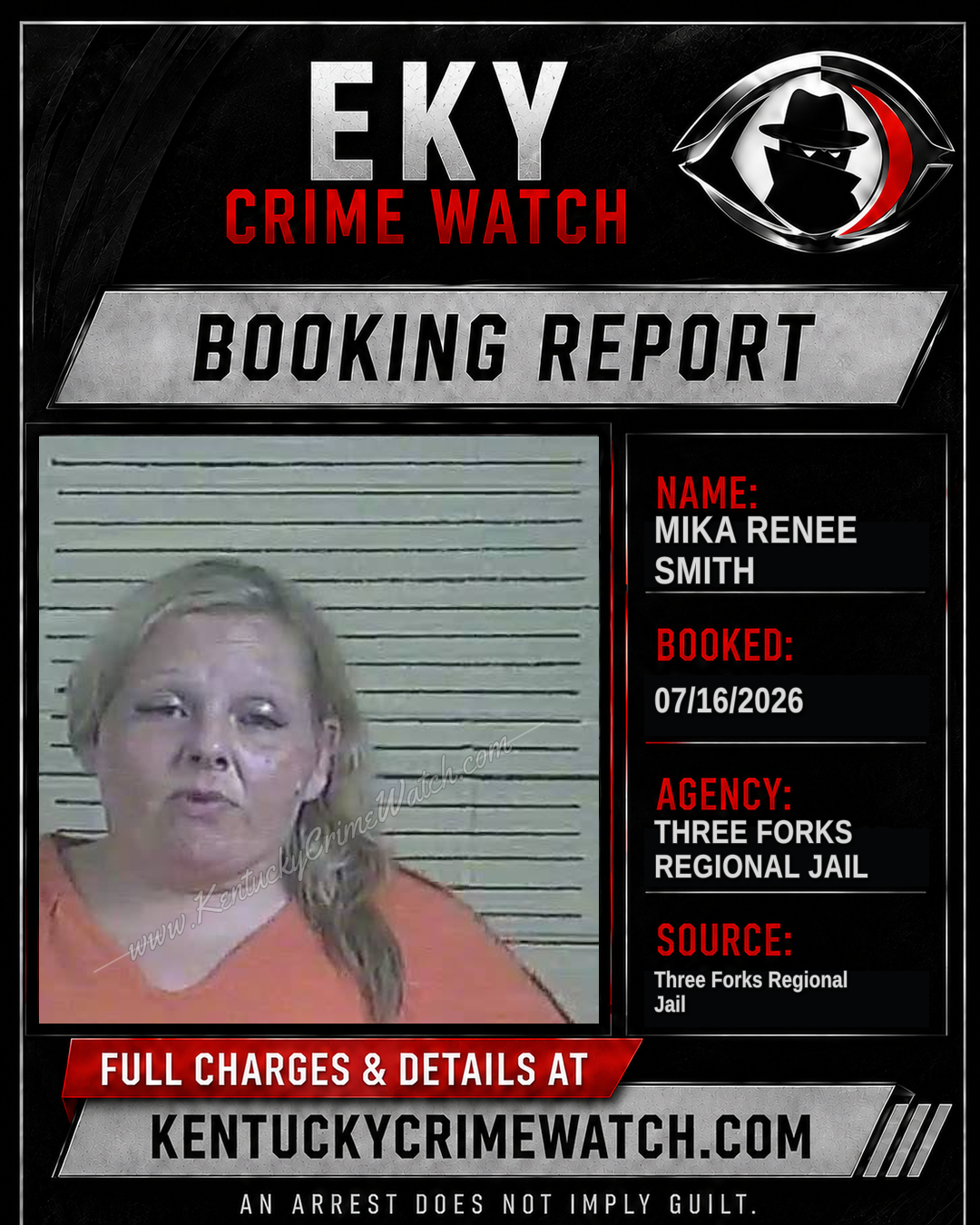 Mika Renee Smith booking image