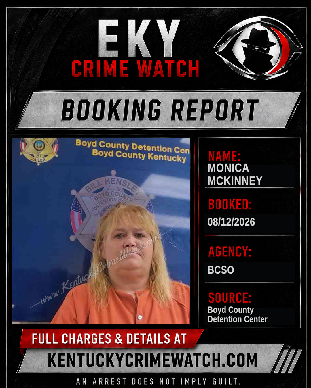 MONICA MCKINNEY booking image