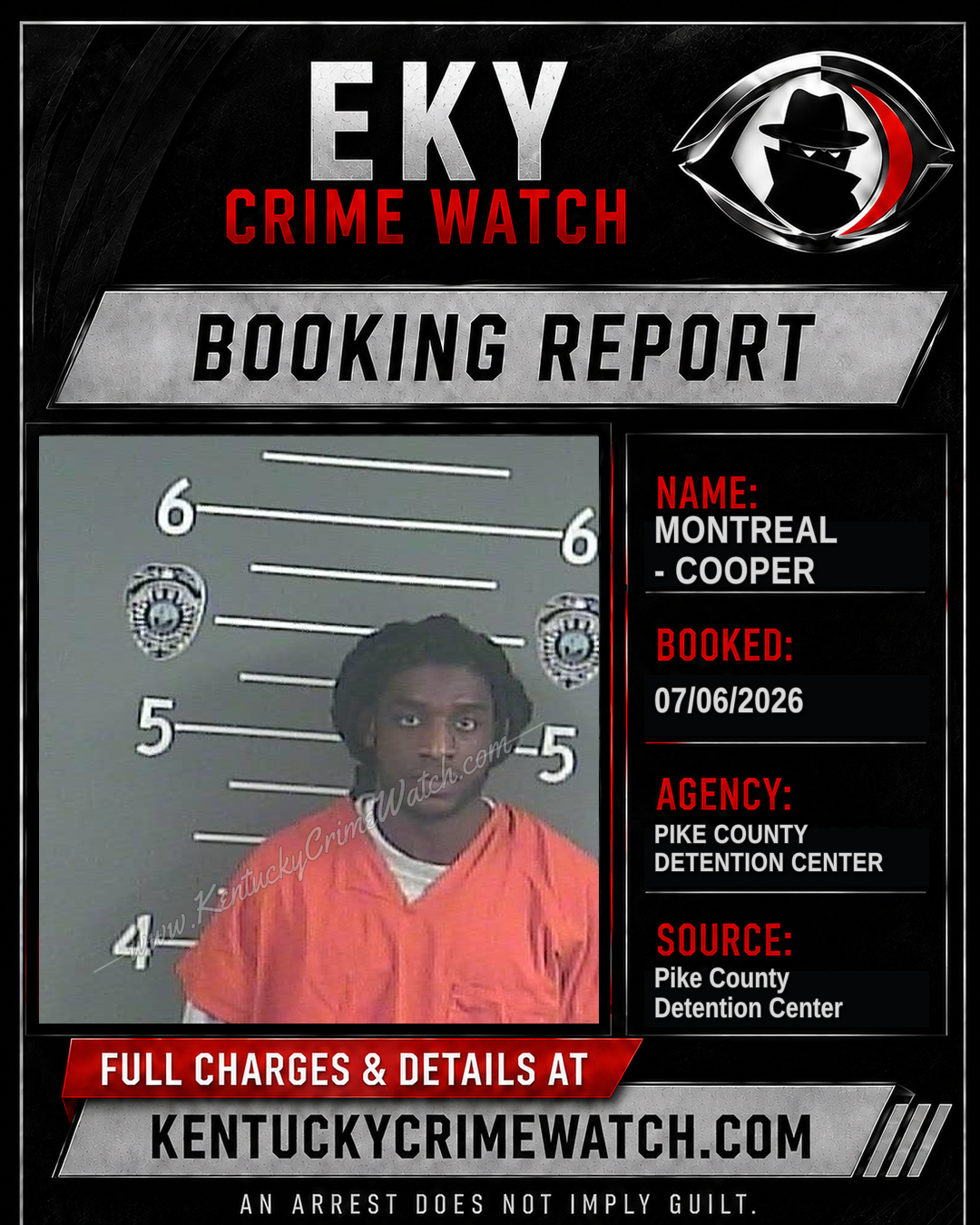 MONTREAL - COOPER booking report card