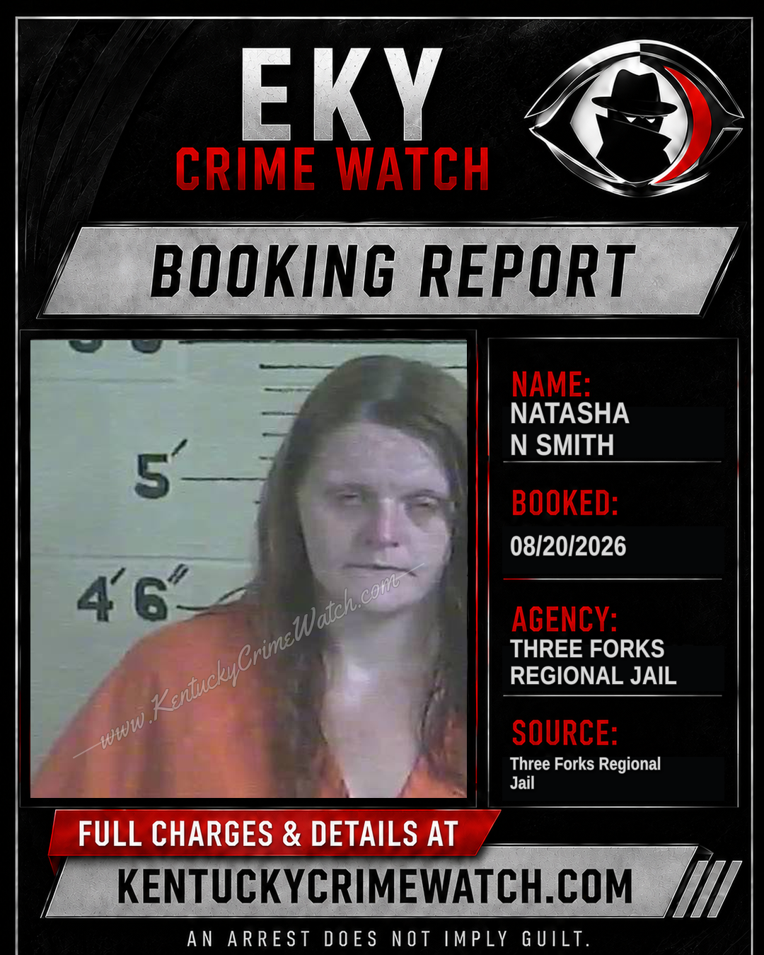 Natasha N Smith booking image