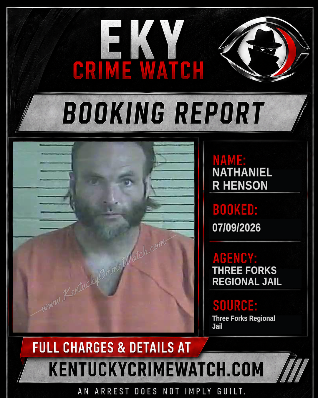 Nathaniel R Henson booking image