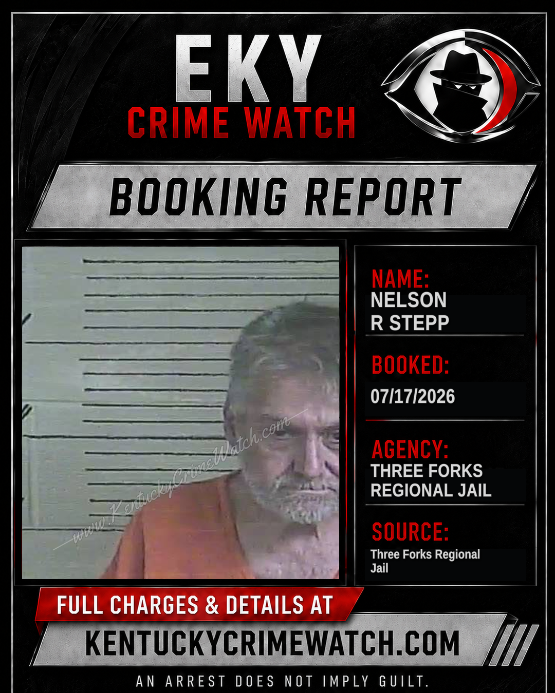 Nelson R Stepp booking image