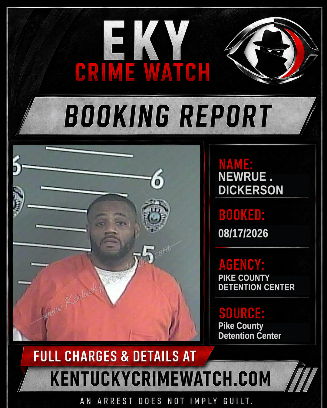 NEWRUE . DICKERSON booking image