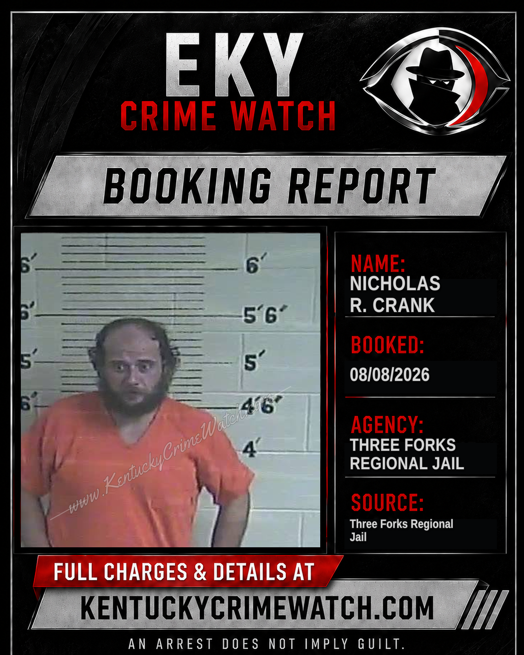 Nicholas R. Crank booking image