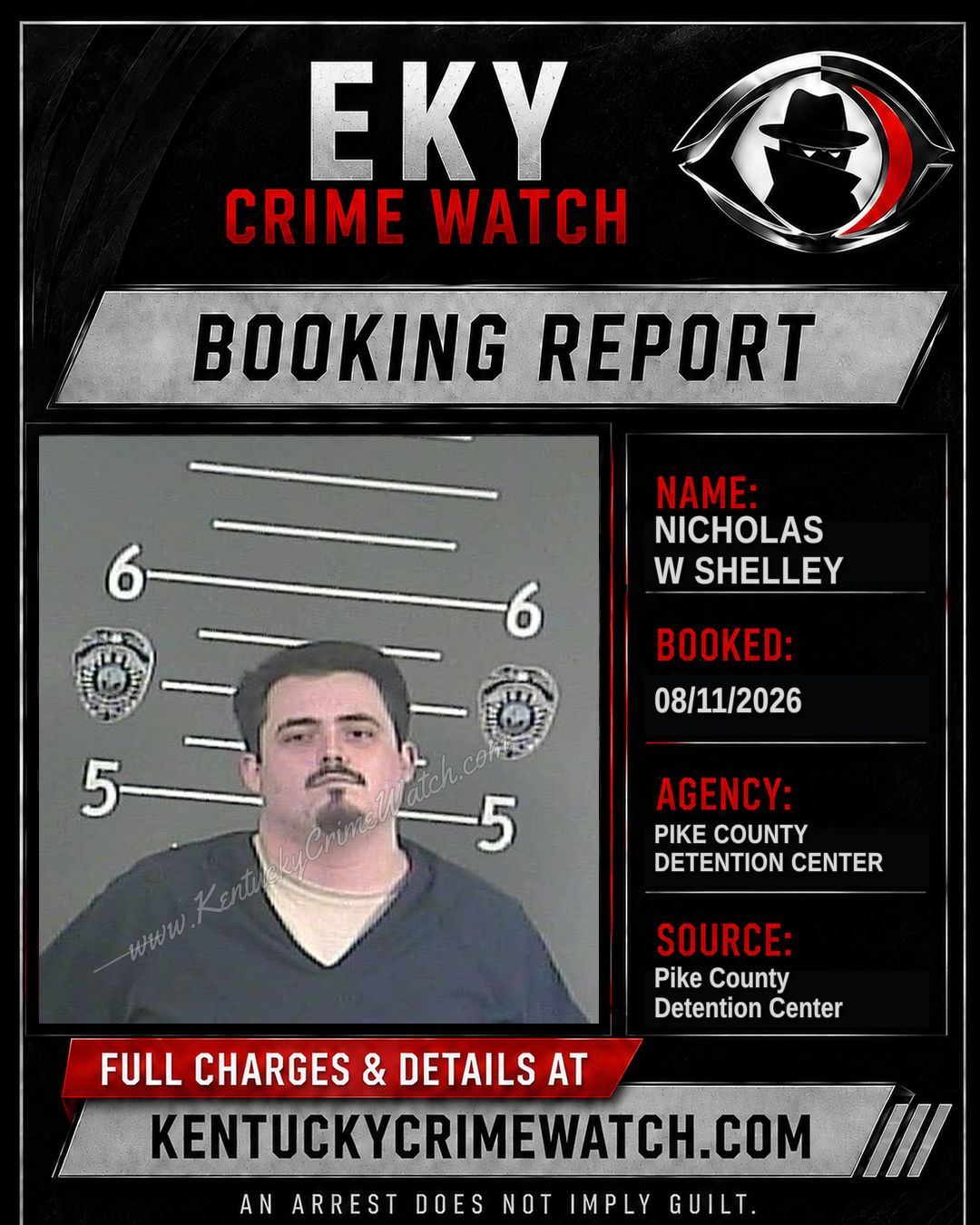 NICHOLAS W SHELLEY booking image
