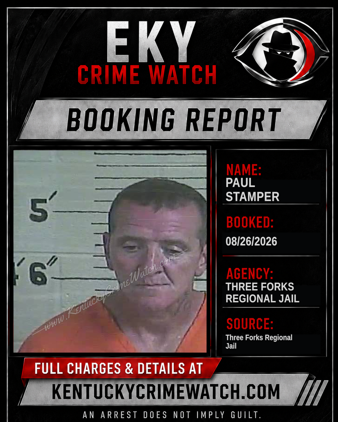 Paul Stamper booking image