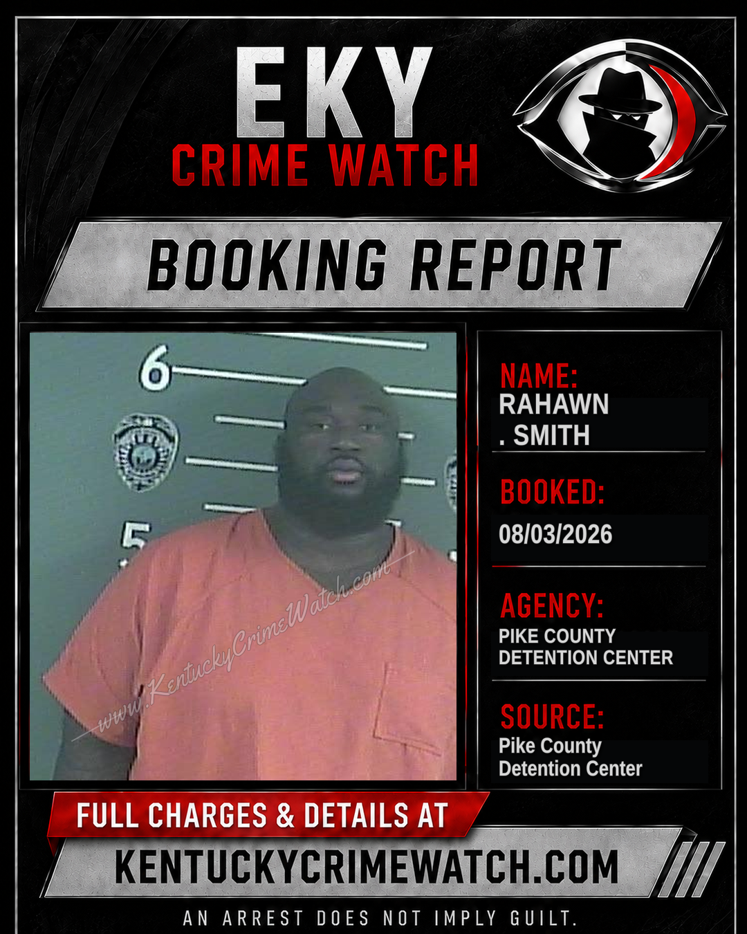 RAHAWN . SMITH booking image
