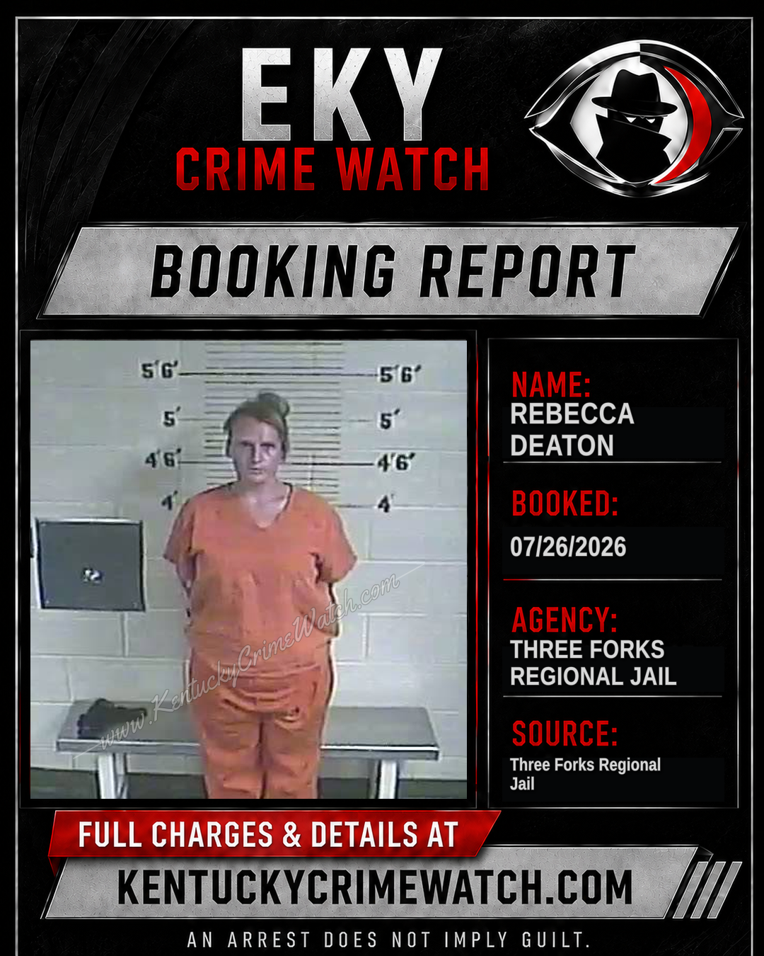 Rebecca Deaton booking image