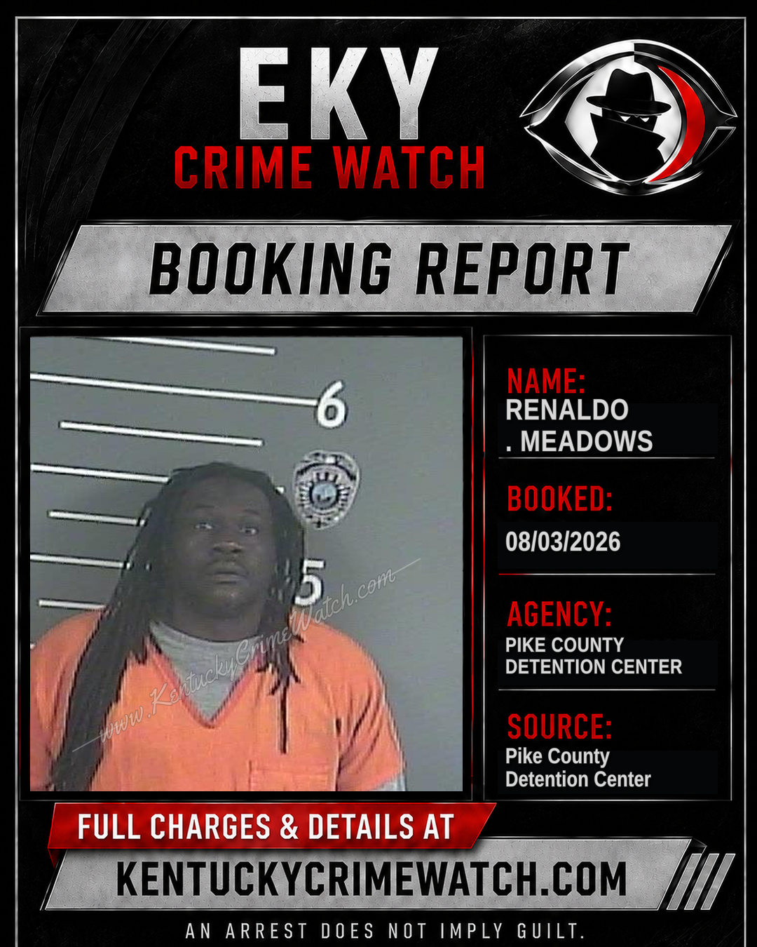 RENALDO . MEADOWS booking image