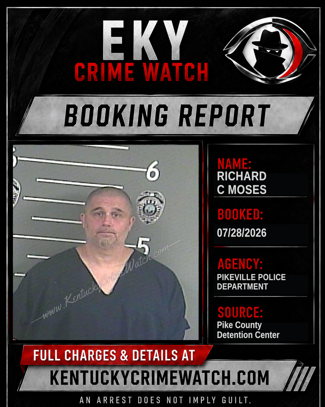 RICHARD C MOSES booking image