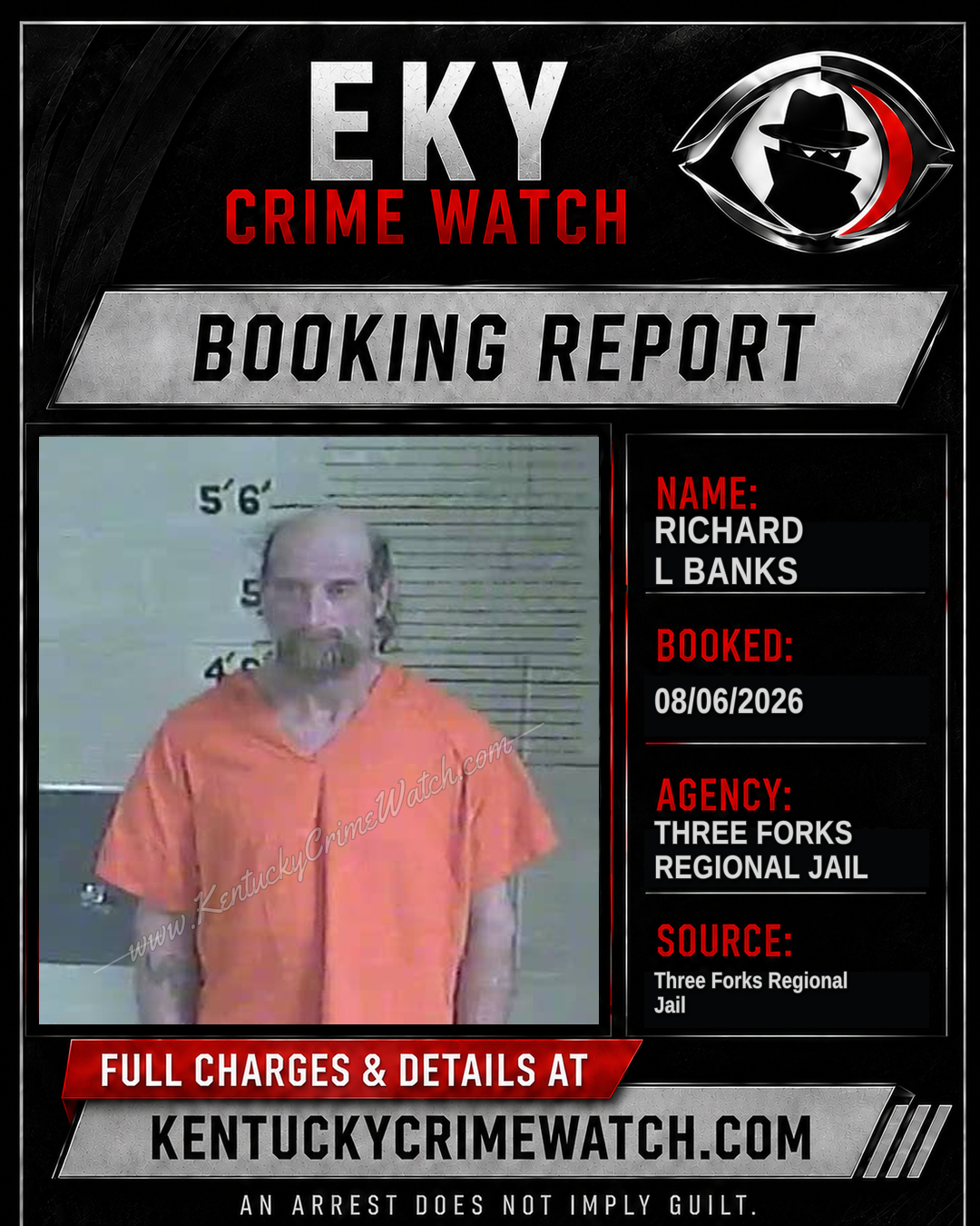 Richard L Banks booking image