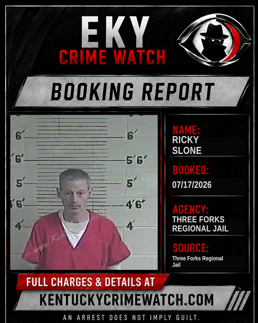 Ricky Slone booking image