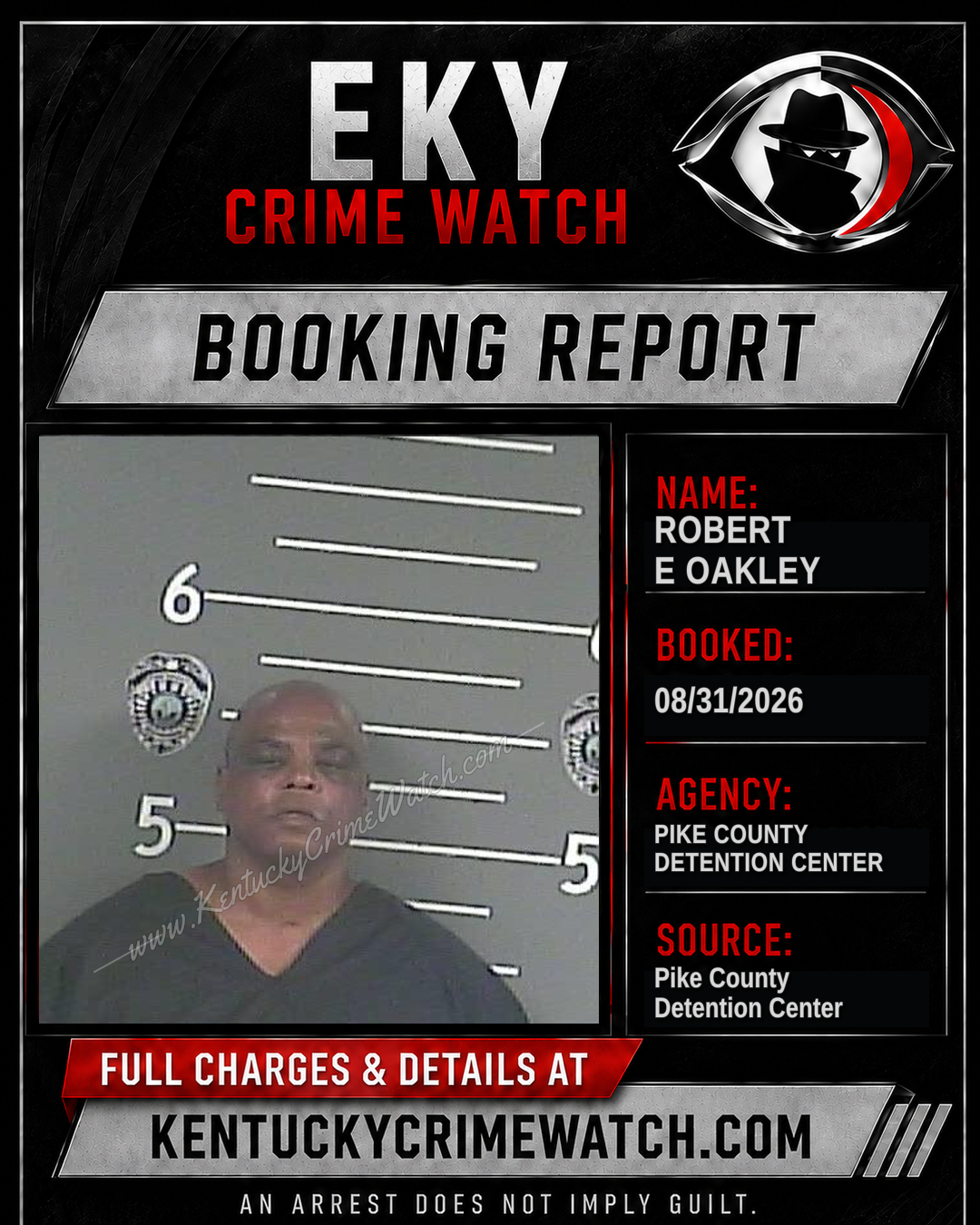 ROBERT E OAKLEY booking image