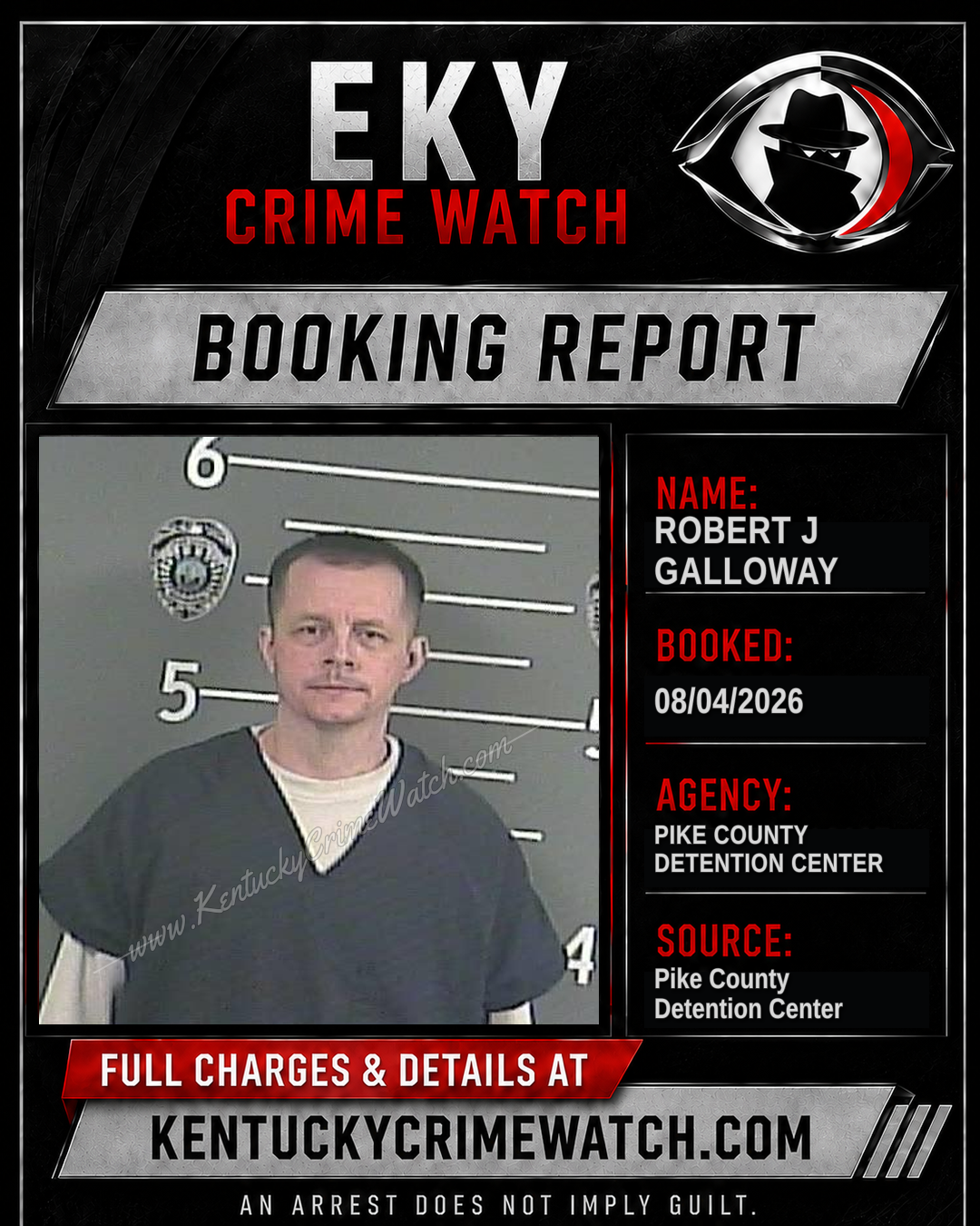 ROBERT J GALLOWAY booking image