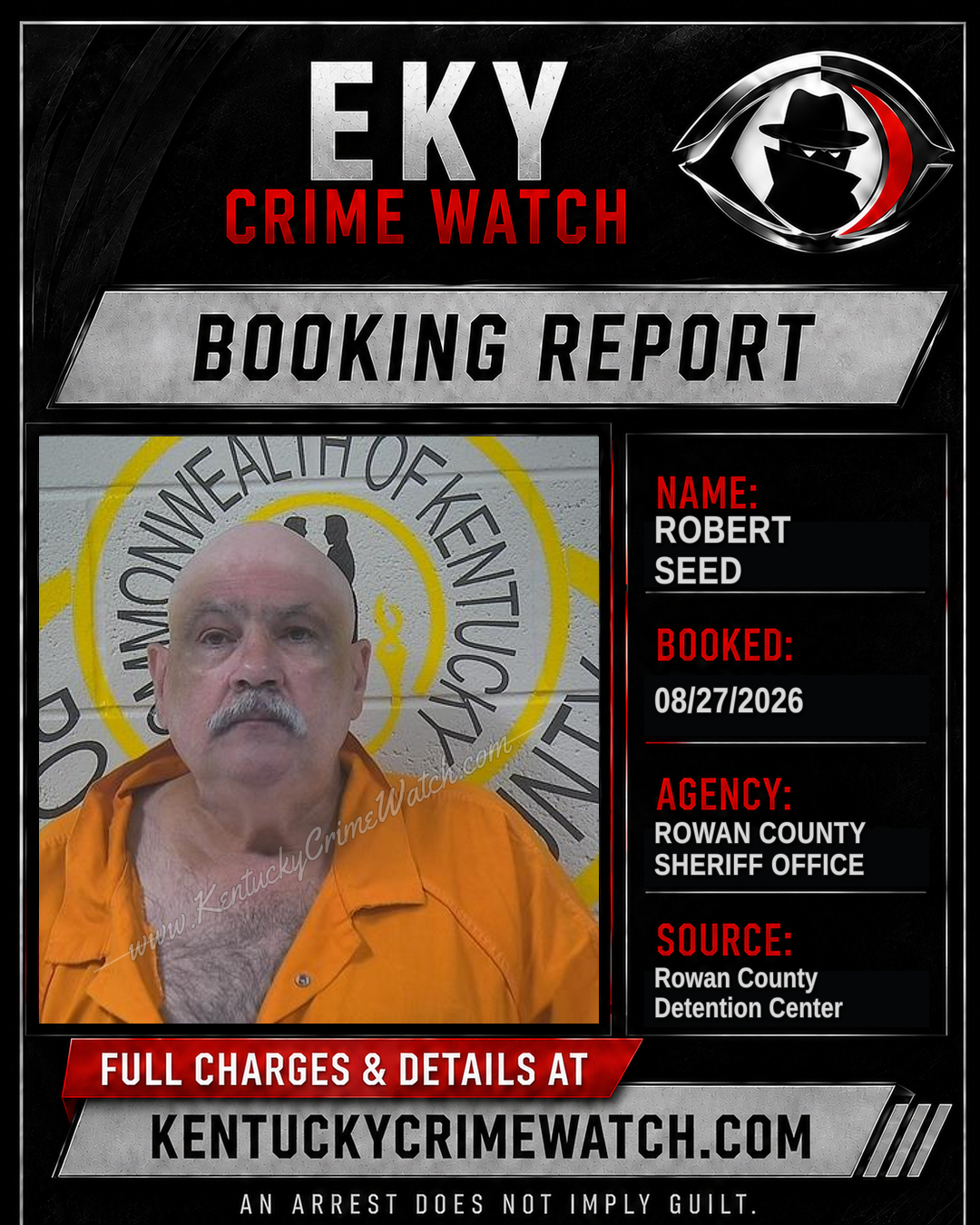 ROBERT SEED booking image