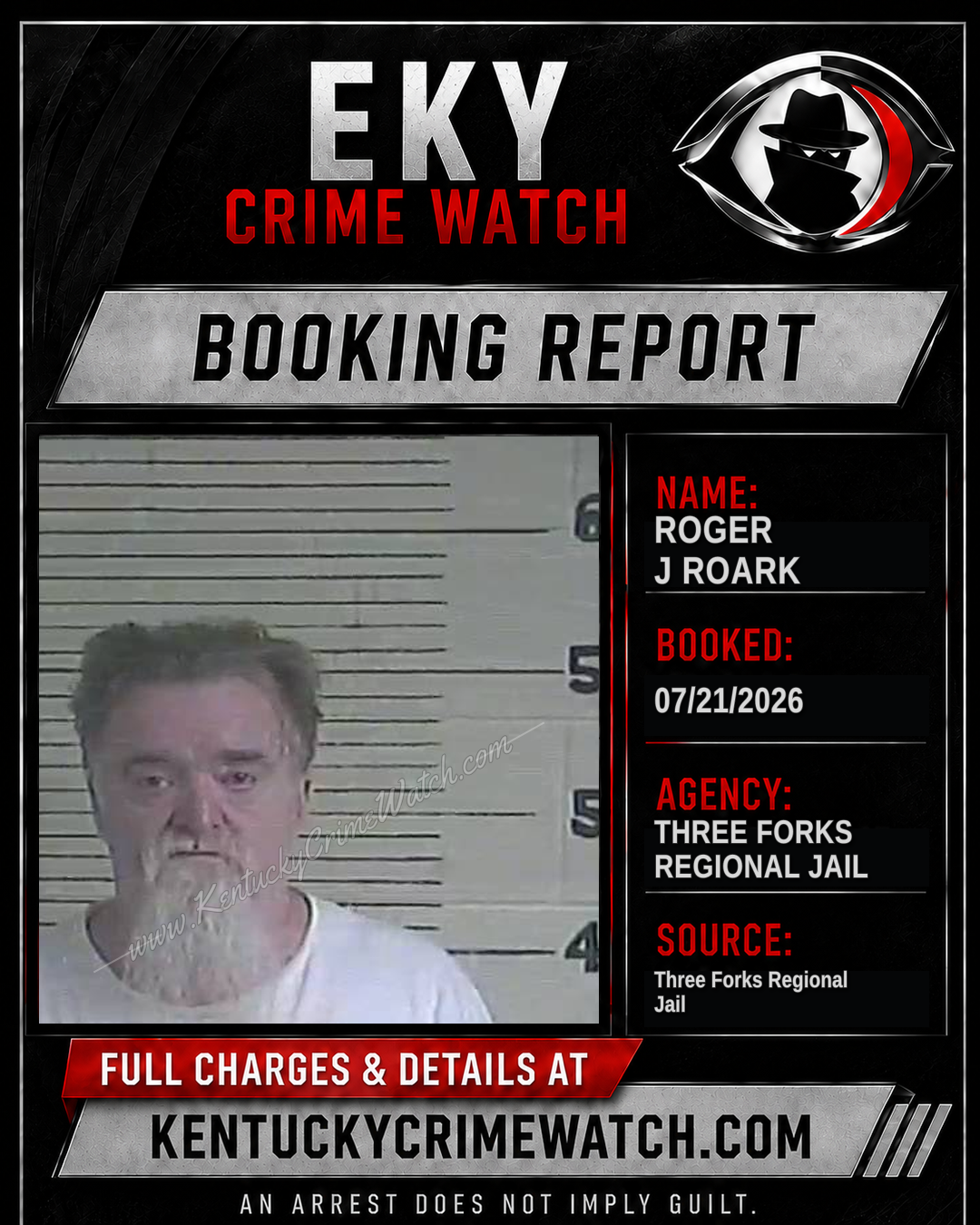 Roger J Roark booking image
