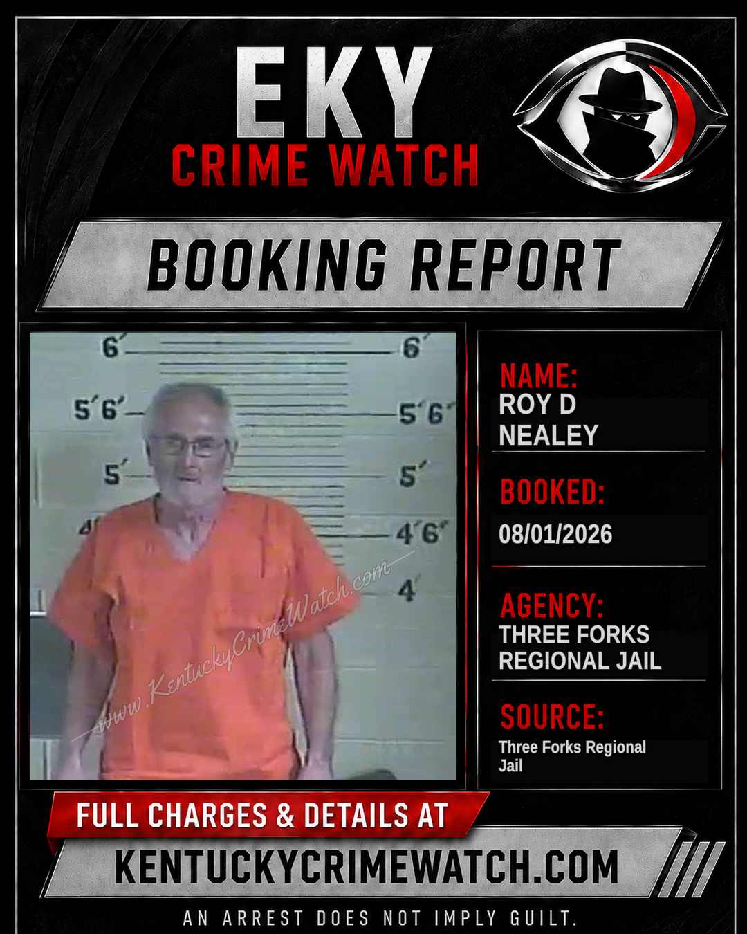 Roy D Nealey booking image