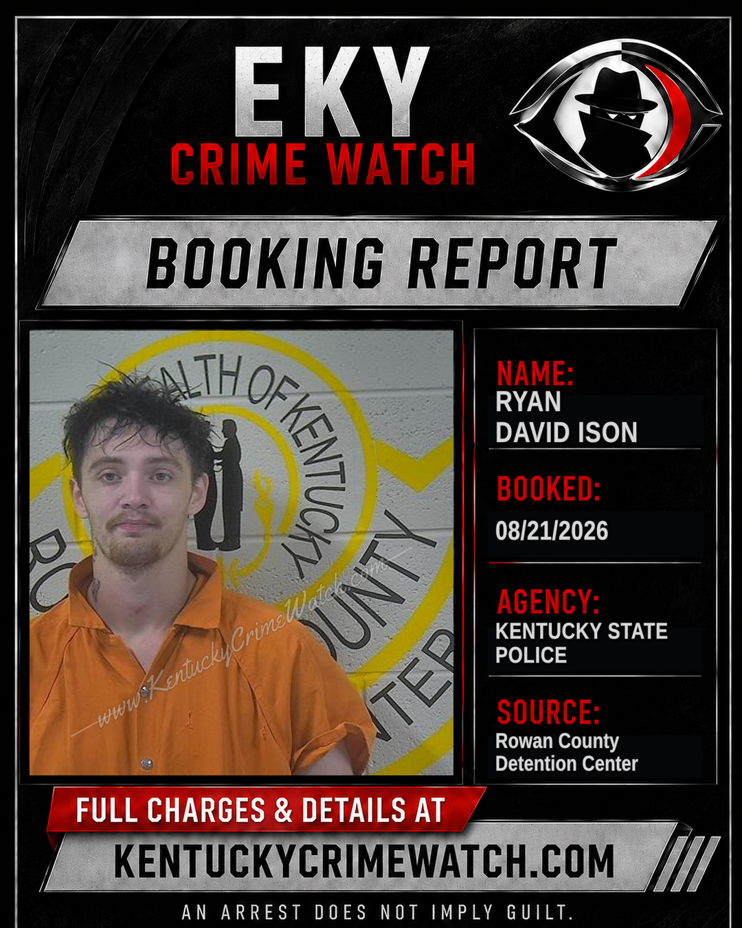 RYAN DAVID ISON booking image
