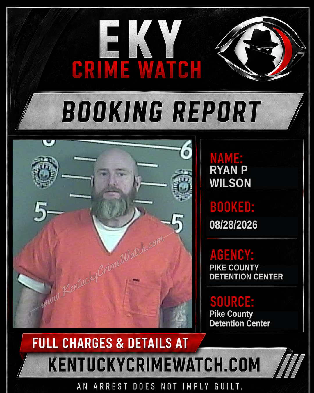 RYAN P WILSON booking image