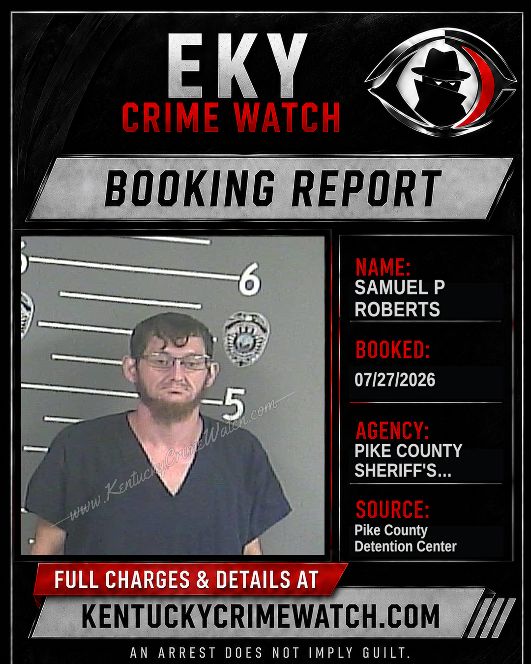 SAMUEL P ROBERTS booking image