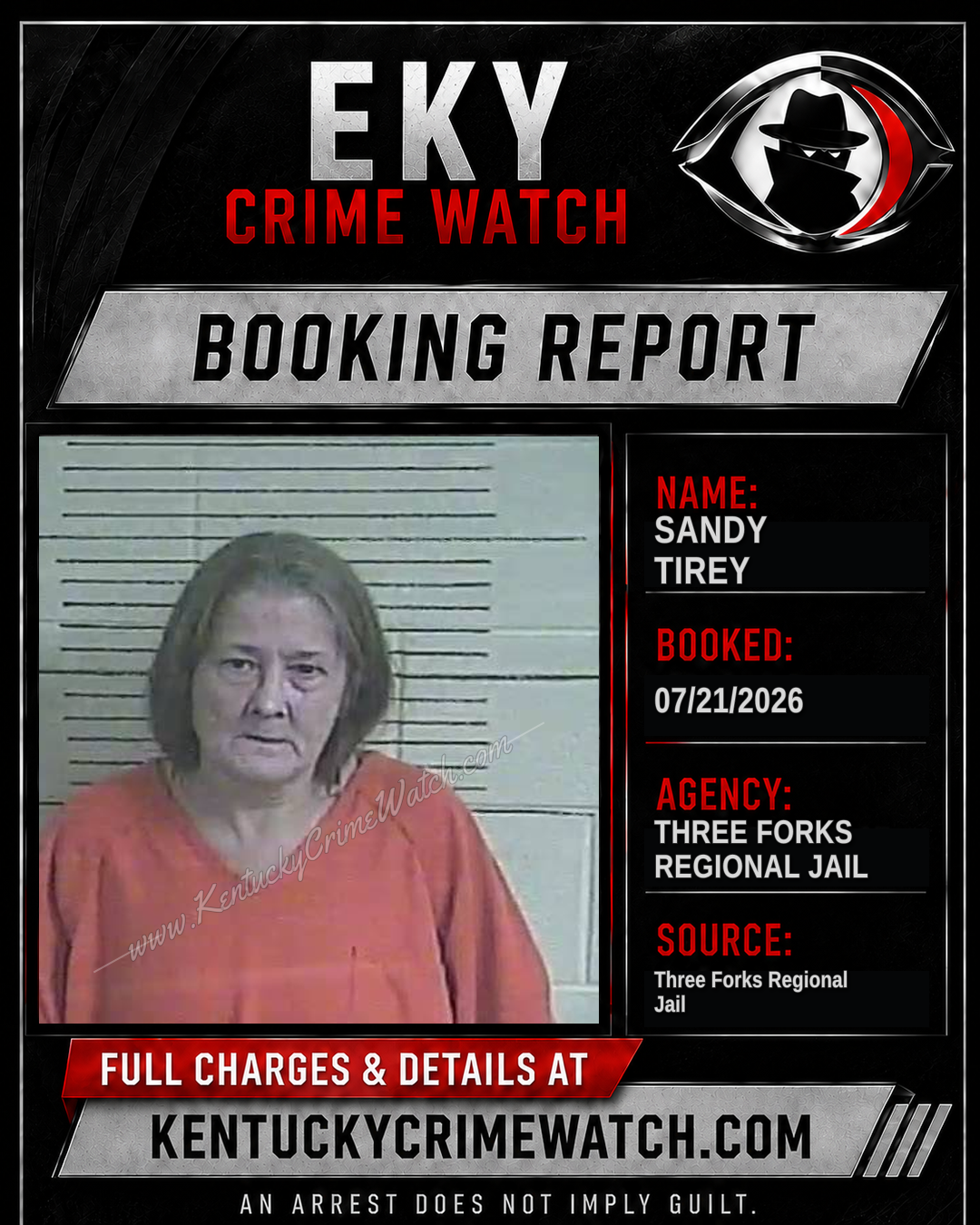 Sandy Tirey booking image
