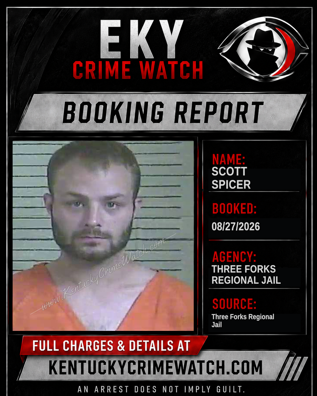 Scott Spicer booking image