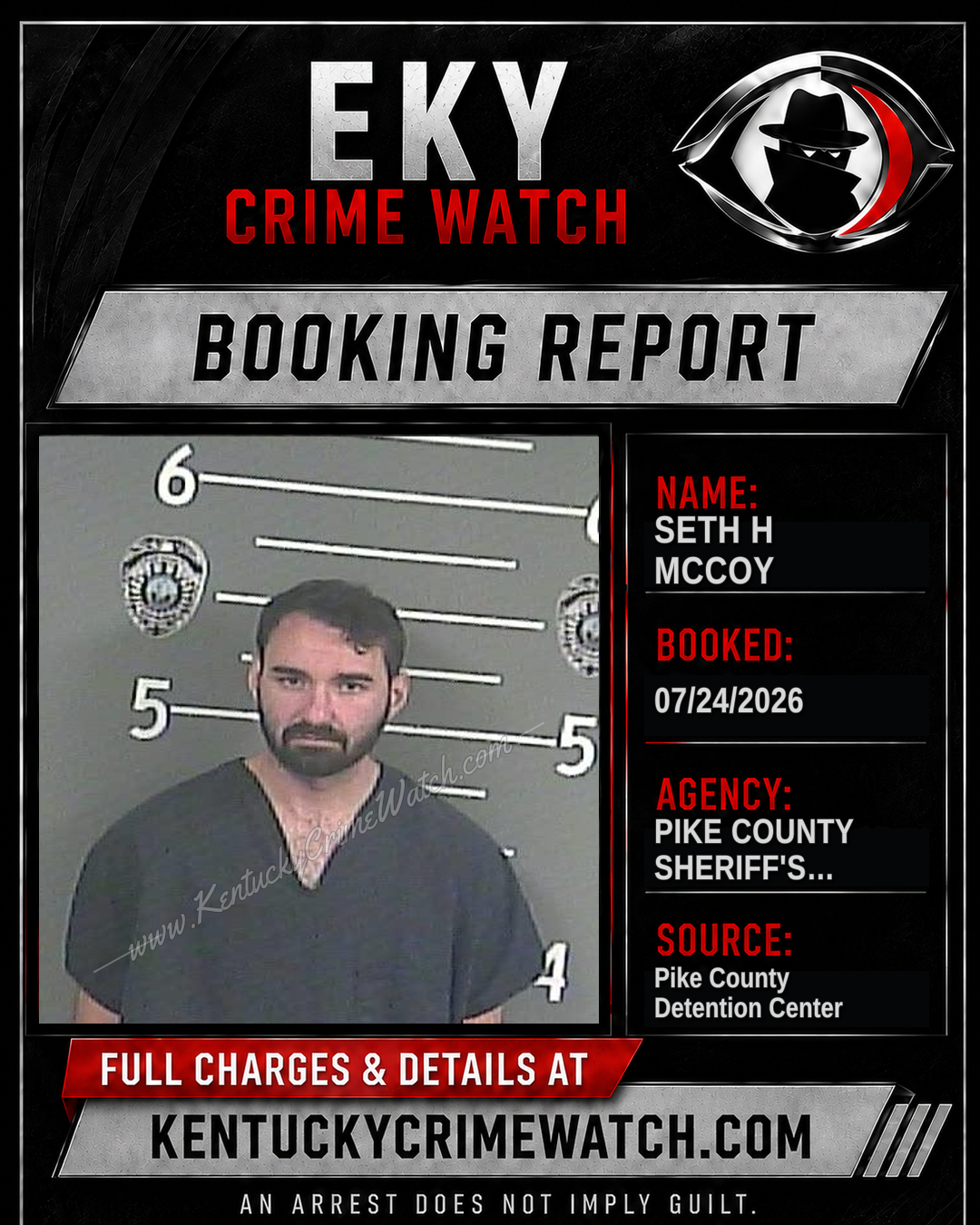 SETH H MCCOY booking image